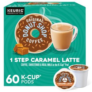 กาแฟคาราเมลลาเต้จาก The Original Donut Shop แบบแคปซูล Keurig Single Serve K Cup Pods รสคาราเมลลาเต้ แพ็ค 60 ชิ้น - Product Image 4
