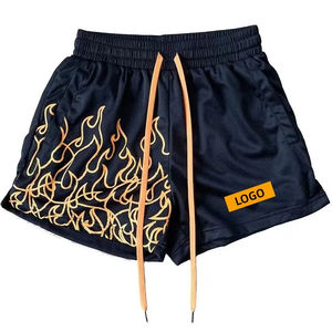 Dernier modèle de short de basket-ball respirant avec logo personnalisé pour hommes, short de sport en maille de fitness à séchage rapide pour hommes, taille USA, vente en gros - Product Image 5