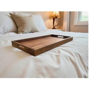 Exportador indio de bandejas de madera artesanales resistentes al calor para servir alimentos y bebidas, para uso en el hogar, oficina o cafetería, a precio de mayoreo. - Product Image 1