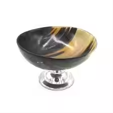 Bol en corne de buffle de haute qualité ustensiles de cuisine servant des bols en corne de boeuf avec du matériel naturel par l'artisanat en croissant - Product Image 5