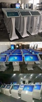 43 50 55 65 inci interaktif Monitor Android LCD layar sentuh kios 4K Indoor Shopping Mall cara menemukan informasi kios
