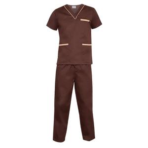 Conjuntos de uniformes de hospital de nuevo estilo, uniforme de enfermera apto para adultos, conjunto de uniformes médicos de Enfermería de algodón de punto - Product Image 1