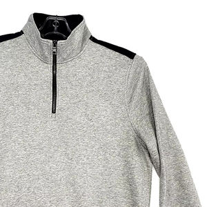 Sweat-shirt à demi-fermeture éclair pour hommes de qualité supérieure avec col montant à manches longues Streetwear Options de couleur personnalisées pull confortable de haute qualité - Product Image 3