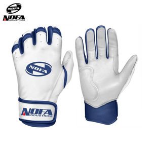Gants de frappeur de baseball professionnels de vente chaude en cuir PU souple Logo personnalisé antidérapant pour les jeunes et les adultes - Product Image 2