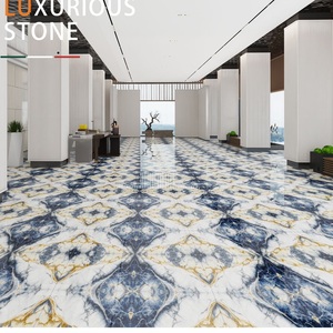 Nuevo modelo de lujo, azulejo esmaltado pulido de <span class=keywords><strong>porcelana</strong></span> de mármol de 600x600mm <span class=keywords><strong>para</strong></span> vestíbulo de Hotel y azulejo de piso de espacio vital de Villa - Product Image 5