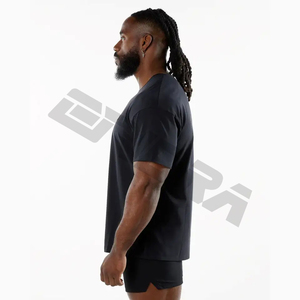 High Quality Men's 230gsm Custom T-Shirt Heavy <b>Weight</b> Oversized Polyester/Cotton <b>Blank</b> T-Shirt for Printing - Product Image 6