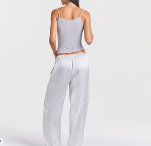 Ensemble confortable de pantalon de détente et de débardeur pour femme, taille élastique, vêtements décontractés pour la maison, pyjama respirant d'été - Product Image 3