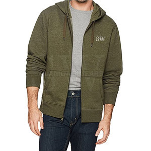 Comfortable Zipper <b>Hoodies</b> For Men Breathable Soft Cotton Blended Relaxed Fit Ideal For <b>Workout</b> And Casual Fashion Wear - Product Image 2