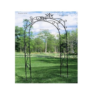 Fondo de diseño atractivo hecho a mano hierro Color negro telón de fondo decorativo para fiestas de boda y decoración de eventos - Product Image 4