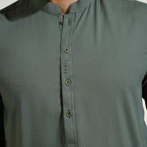 Wholesale Customized Color Plus Size <b>Men's</b> <b>Shalwar</b> <b>Kameez</b> Best Quality Solid Material Made <b>Men</b> <b>Shalwar</b> <b>Kameez</b> - Product Image 6