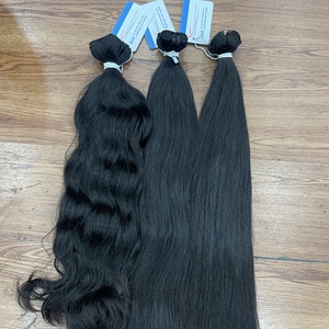 Extensiones de Cabello Humano Vietnamita Virgen de Primera Calidad, Textura Lisa Natural, Trama Doble a Máquina, Alta Calidad - Product Image 5