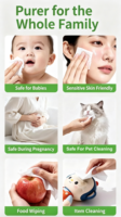 Lingettes nettoyantes pour pattes et yeux de animaux de compagnie en fibre de bambou biodégradable, emballage souple portable, eau pure, formule naturelle douce et sûre pour chiens et chats