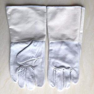 Gants de protection en cuir de mécanicien et de soudage de sécurité robustes en cuir de vachette jaune de qualité supérieure du Pakistan gants de travail extensibles - Product Image 6