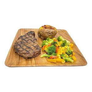 Plateau de service en bambou naturel durable en gros Plateaux de petit-déjeuner et de dîner en bois décoratifs pour la cuisine EatingBY HF CRAFTS - Product Image 5