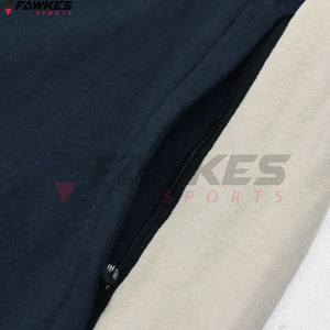 Diseño de fabricación Verano Single Jersey Slim fit Hombres Joggers Pantalones para hombres-Azul marino con color de sombra de piel - Product Image 4