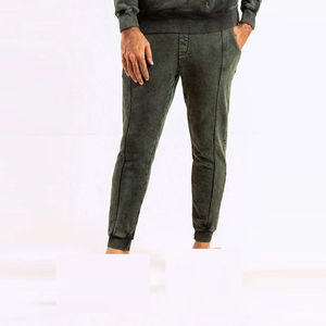 Arrivée Flare pantalons de survêtement hommes pantalons personnalisés hommes broderie polaire jambe droite pantalons Vintage lavage à l'acide pantalons de survêtement pour hommes - Product Image 3