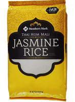 Riz blanc long grain biologique thaïlandais au jasmin, 5% de brisures, texture ferme, séché, parfumé, récolte 2025, 1% d'humidité, 1% d'adimixtures