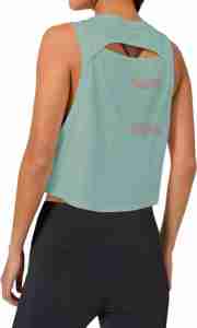 Wholesale Women tank <b>Top</b> Gym Workout Fitness Sleeveless <b>Crop</b> <b>Tops</b> Breathable Sports Training Yoga Vest - Product Image 3