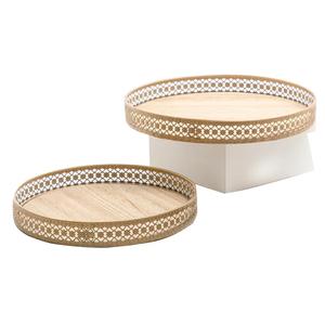 Top tendance servant de délicieux plats Dessert dans les hôtels et restaurants Offre Spéciale plateau de service en métal de forme rectangulaire - Product Image 6