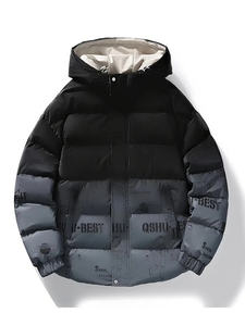 Venta caliente de alta calidad chaqueta de burbuja de invierno para hombres cálido al aire libre regular ligero burbuja Puffer abajo chaquetas para hombres - Product Image 5