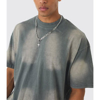 Camisetas Casuales Extra Grandes para Hombre, Logotipo Frontal Tejido, 100% Algodón, Alta Calidad, Pedidos al por Mayor, Impresión Digital, Secado Rápido, Transpirables