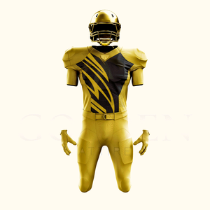 Uniforme de football américain de haute qualité en gros, fabrication sur mesure, impression par sublimation, uniforme de football américain fabriqué au Pakistan - Product Image 1