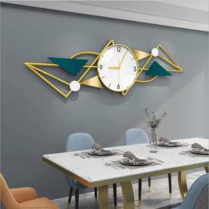Beautiful Metal Wall <b>Clock</b> Classy Premium Decorative and Functional Design for Home Living Room <b>Office</b> and Modern Interiors - Product Image 1