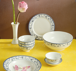 Cuenco de arroz de cerámica OEM de 4,4 pulgadas, diseño de patrón Floral, cuenco de sopa de cerámica, superventas, porcelana al por mayor para restaurante de alta calidad - Product Image 3