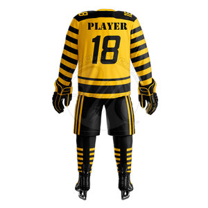 Conjunto de Uniforme de Hockey sobre Hielo de Alto Rendimiento, Ajustable, Ligero, Jersey y Pantalones Resistentes para Prácticas de Club, Partidos y Torneos - Product Image 3