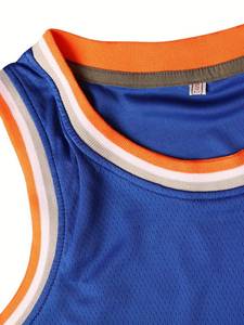 Maillot de basketball personnalisé pour adulte, ensemble d'entraînement multicolore entièrement sublimé, débardeurs en mesh imprimés, ensembles de style imprimé, grandes tailles - Product Image 4