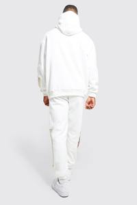 Conjunto de pantalones de chándal con capucha y logotipo personalizado, chándal para correr de invierno de alta calidad, ropa informal transpirable sólida de tallas grandes para invierno - Product Image 5