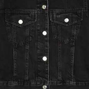 Veste en jean décontractée personnalisée pour femmes grandes tailles, style camionneur, 100% coton, vente en gros usine - Product Image 6