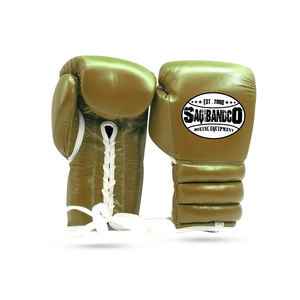 Gants de boxe en cuir métallisé rouge, gants d'entraînement 2023 Design et gants de combat de boxe pour entraîneurs - Product Image 5