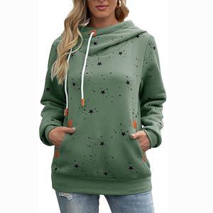 Sudadera con capucha para mujer, ropa para correr, de sublimación, simple, hecha a medida, venta al por mayor - Product Image 1