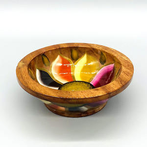 Tazón de fruta de ensalada de madera de acacia de grado alimenticio de alta calidad, varios tamaños para restaurante, uso doméstico, cajas de cartón empaquetadas de forma económica - Product Image 5