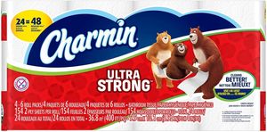 Ultra Strong Bathroom Tissue, 2-Ply, 154 <b>Sheets</b>/Roll, 16 Rolls/Carton - Product Image 4