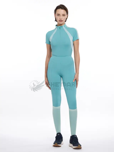 Diseño de cuello alto para mujer, Capas base para montar a caballo, ropa de montar de invierno con calidez aislante, silueta ajustada y transpirable - Product Image 6