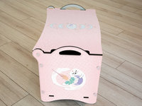 Boîte de rangement de jouets en bois pour enfants, boîte de rangement de jouets en bois avec couvercle, boîte de jouets en bois avec roues, bac à jouets pour enfants, organisateur de chambre d'enfants