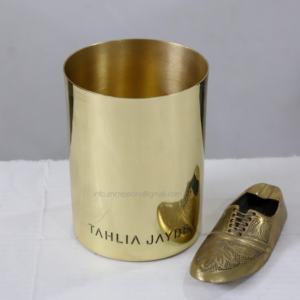 Bougeoir vide en or à impression personnalisée avec une capacité de Containers-16oz en cuivre de luxe Décoration de la maison de style floral moderne - Product Image 6