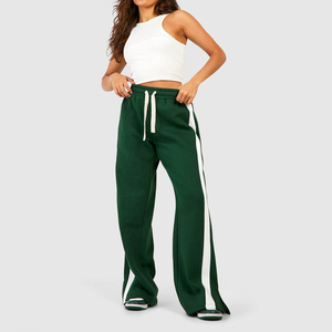 Pantalones Deportivos de Mujer de Alta Calidad, Antiarrugas, Cintura Media, Frente Plano, Estilo Casual, Logotipo Personalizado, Servicio OEM - Product Image 3