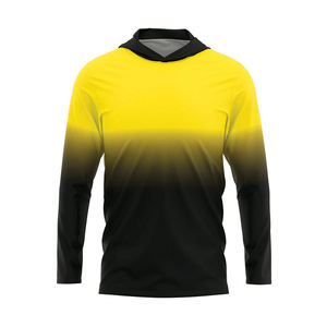 Maillot de pêche personnalisé imprimé UPF 50 100% polyester en gros, respirant, protection solaire - Product Image 1