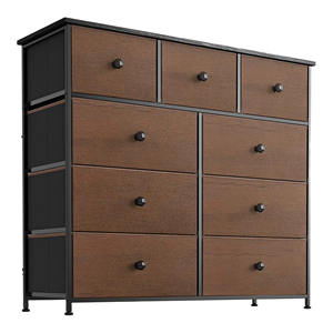 European Classic Solid Wooden Living Room Cupboard <b>Cabinet</b> <b>with</b> 5 <b>Drawers</b> Modern Design <b>Cabinet</b> for Bedroom and Office <b>Storage</b> - Product Image 3