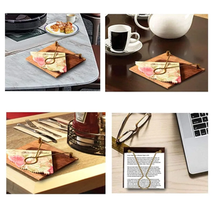High Quality Wooden and Iron Napkin <b>Holder</b> Table and <b>Kitchen</b> Dining <b>Tissue</b> Box for Hotel and Restaurant Use - Product Image 4