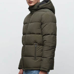 Chaqueta de Lona para Hombre de Primera Calidad a Precios Bajos, Cuello Alto, Impermeable, Ecológica, Moderna, de Fábrica - Product Image 3