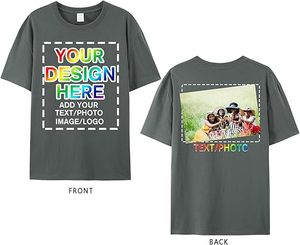 Custom T Shirts Your Own Brand Heavy Cotton T Shirt High Quality Unisex Regular Blank Printed Logo 230 Gsm <b>Tshirt</b> - Product Image 1