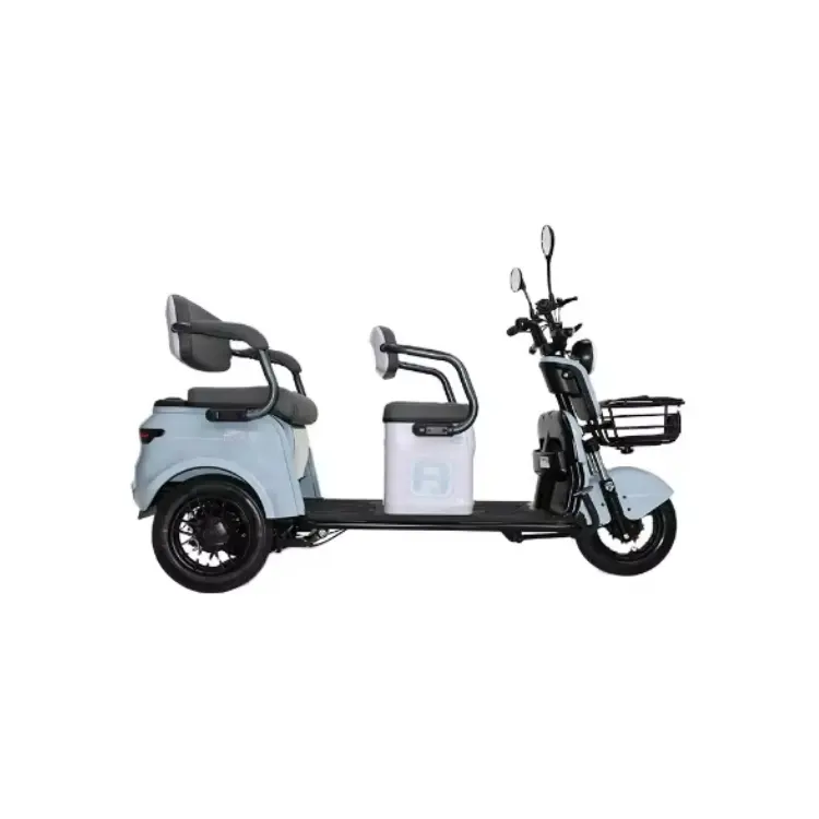 In lega di alluminio 600w triciclo elettrico per il trasporto di merci e persone trike elettrico tricicli elettrici 3 ruote scooter elettrico