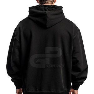 Sweat-shirts oversize pour hommes, style streetwear, doux, chaud, pull décontracté, coupe ample, mode quotidienne - Product Image 2