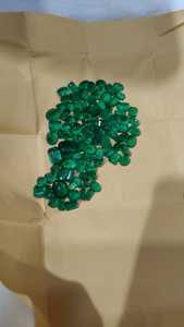 Zambian Emerald Cabochon màu xanh lá cây tự nhiên đá quý Loose đánh bóng đá cho chiếc Nhẫn mặt dây chuyền đồ trang sức hoặc Dây Gói - Product Image 2