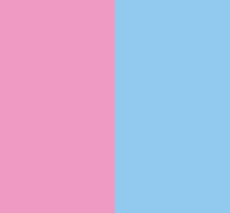 Baby Blue & Bubble Pink