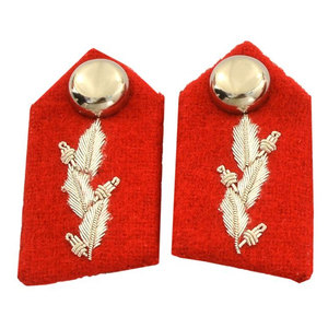 Gorget ปักลายด้วยลวดทองแท่งงานปักด้วยมืองาน OEM ตามสั่ง - Product Image 6